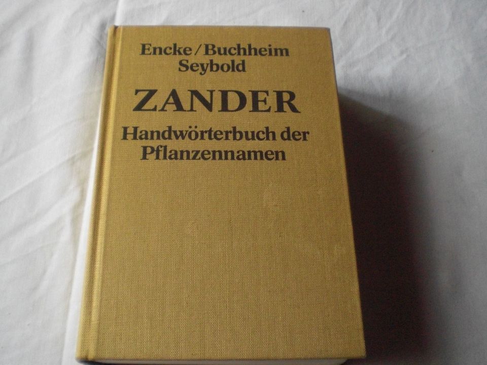 Buch Zander Handwörterbuch der Pflanzennamen in Suhl