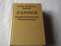 Buch Zander Handwörterbuch der Pflanzennamen Thüringen - Suhl Vorschau