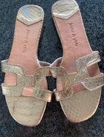 Joyce & Girls Flipflops Pantolette Sandalette Gold Baden-Württemberg - Achern Vorschau