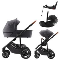 Britax Römer SMILE 5Z - 4in1 Kinderwagen-Set - Midnight Grey - inkl. Babywanne + Sportsitz + BABY-SAFE PRO + VARIO BASE 5Z + XXL-Zubehörpaket - NEU Hessen - Fulda Vorschau