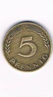 5 Pfennig Münze--Bank Deutscher Länder 1949--F Hessen - Langenselbold Vorschau