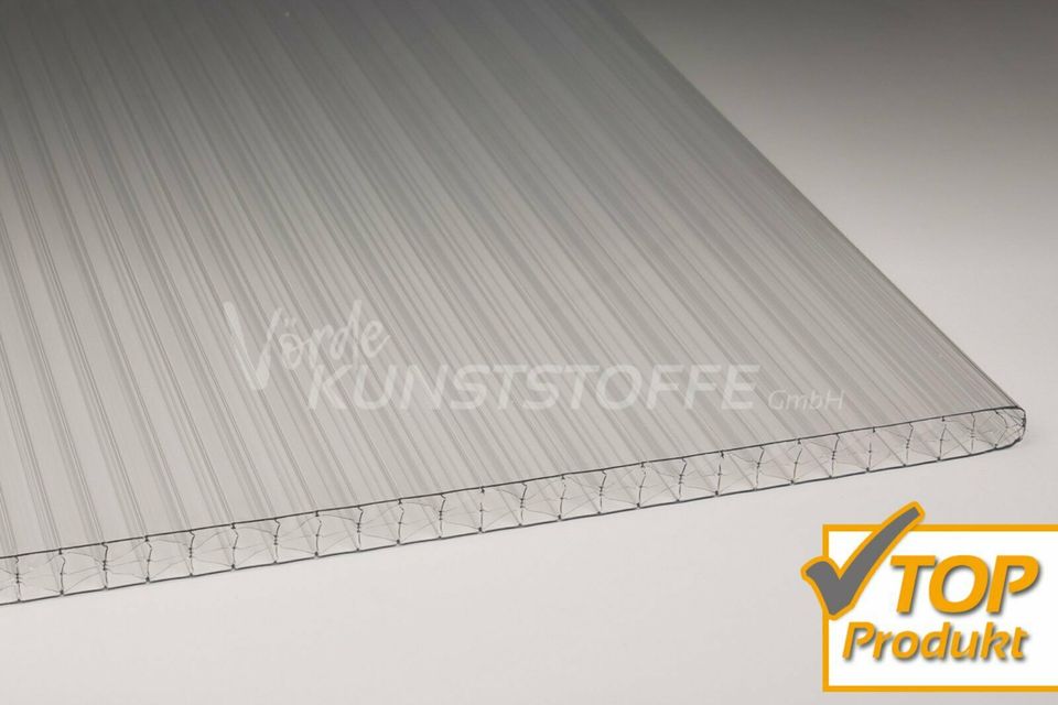 ✅ Doppelstegplatten Stegplatten Polycarbonat 16mm farblos in Ellerbek