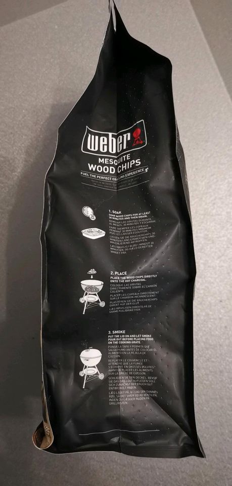 Weber Räucherchips Mesquite Wood Chips 700g NEU OVP ungeöffnet in Wetter (Ruhr)