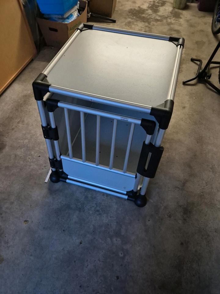 TRIXIE Hundebox Hundetransportbox Transportbox M-L Aluminium in Hagen