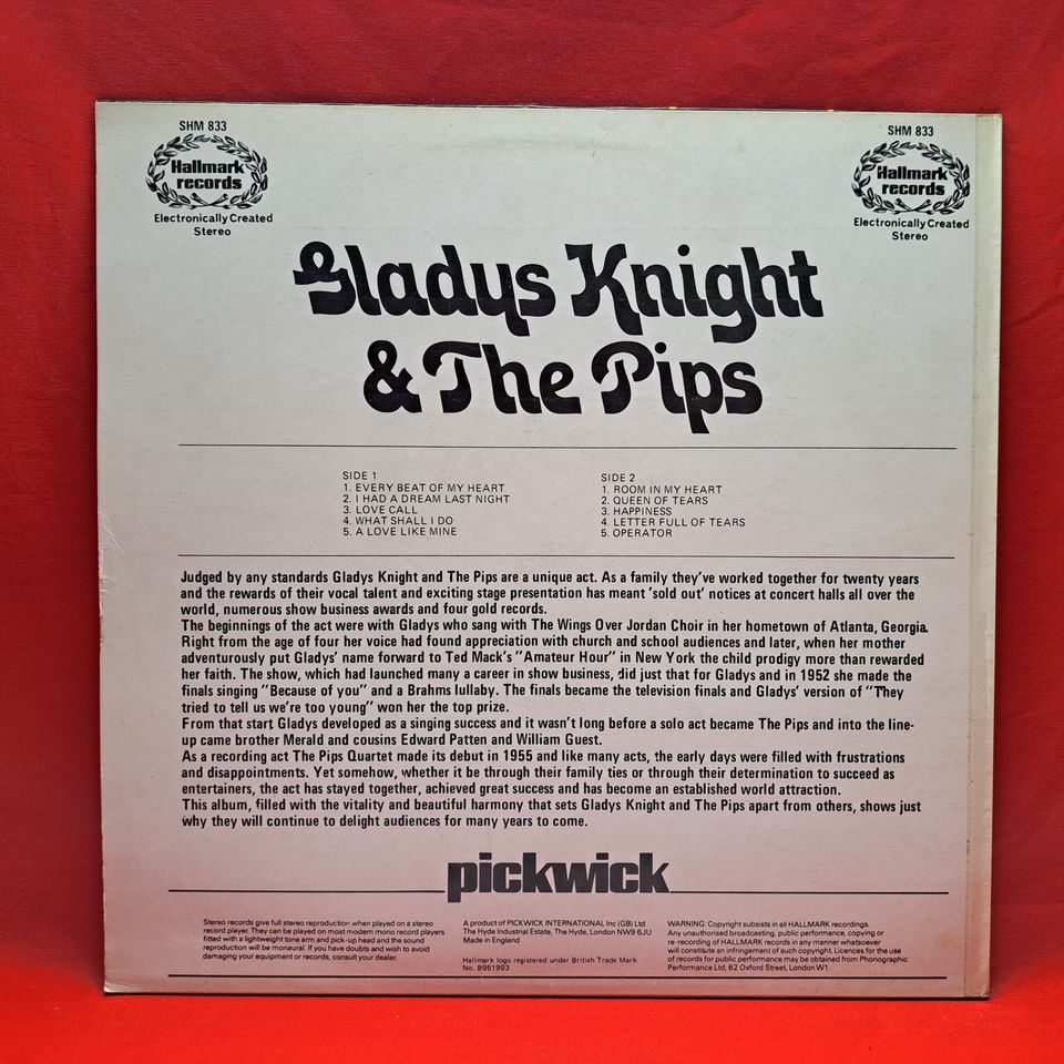‼️ Gladys Knight & The Pips ‼️ * Funk / Soul *LP*Vinyl*U285 in Renchen