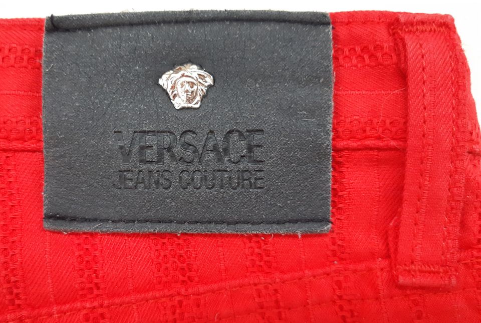 VERSACE JEANS COUTURE rote Hose Jeans Gr. 28 BW Hanf in Jena