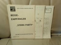 RFT Reiseempfänger Stern Party Service Anleitung mit Schaltplan Sachsen - Ostrau Vorschau