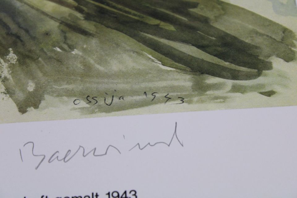 Lithographie, Rudi Baerwind, SIGNIERT, Russland 1943 in Fürth