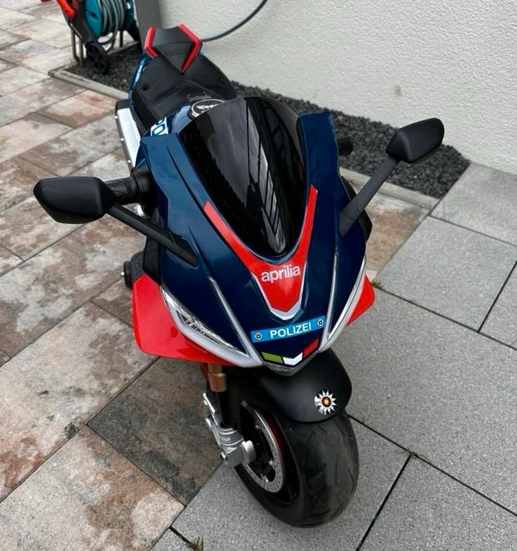 Kinder Elektro Motorrad Aprilia 24 V - 19 km/h in Allersberg