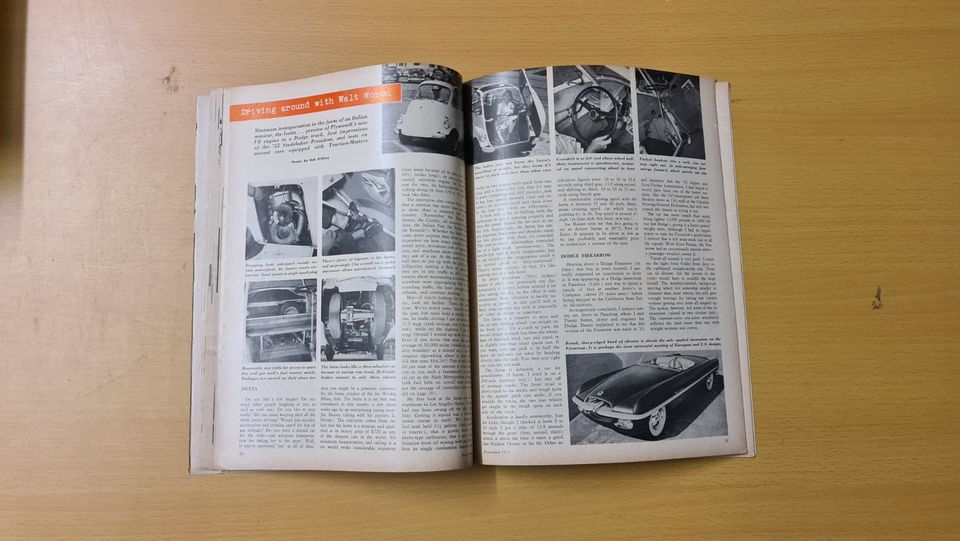 Motor Trend Magazin November 1954 Studebaker Buick Cadillac Ford in Besigheim