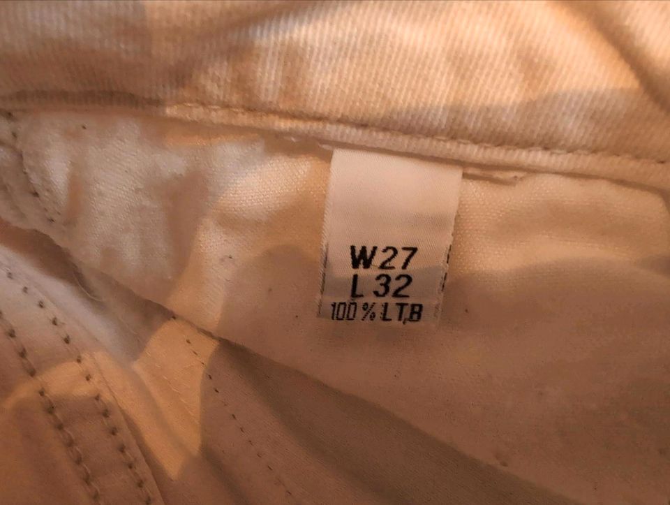 LTB weiße Jeans W 27 /  L 32 wie neu in Wallmerod