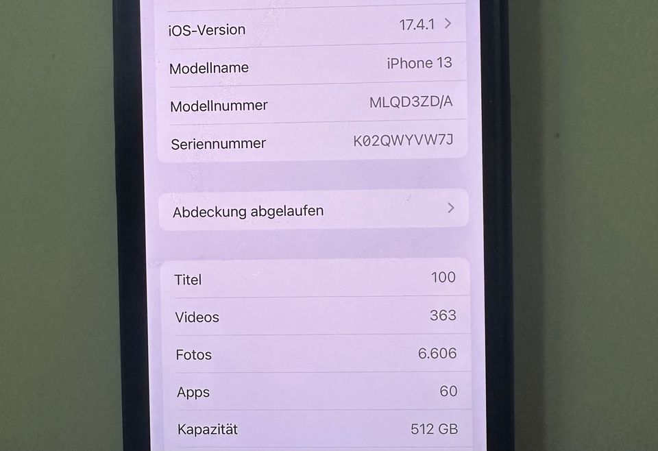 iPhone 13 / 512 GB weiß / Top Zustand mit Spigen Hülle in Moers