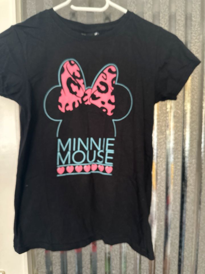 T-Shirt schwarz Minnie Mozse in Nürnberg (Mittelfr)