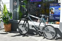 SCRAP_ART Low-Rider Bmx Fahrrad Frankenstein in grau Aachen - Aachen-Mitte Vorschau