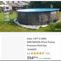 Neuer Intex Pool und komplettes neues Zubehör mit Sandpumpe... Rheinland-Pfalz - Kindsbach Vorschau