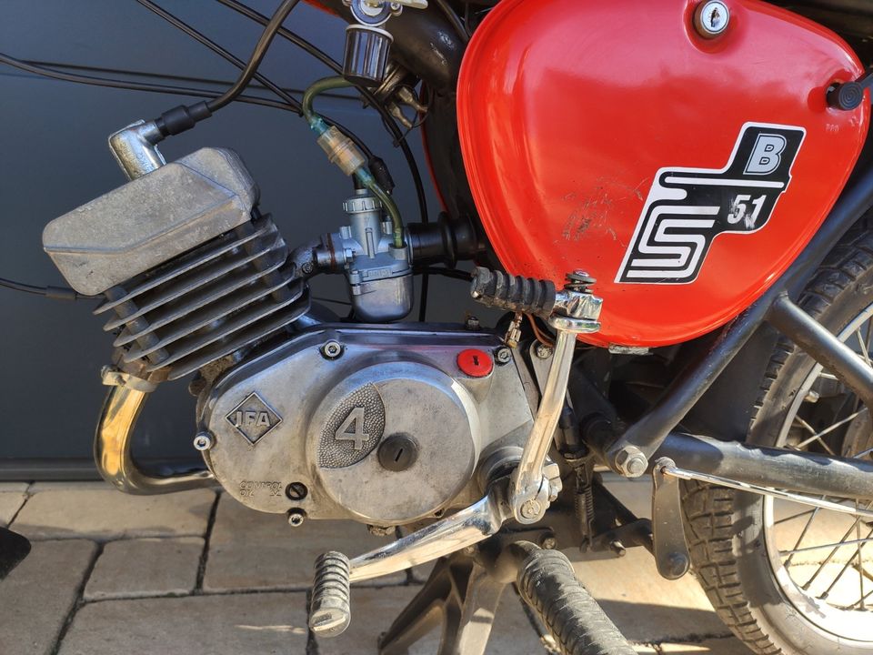 Simson S51 4-Gang 12V Vape (Rot) – ab Mai ’24 verfügbar in Chemnitz