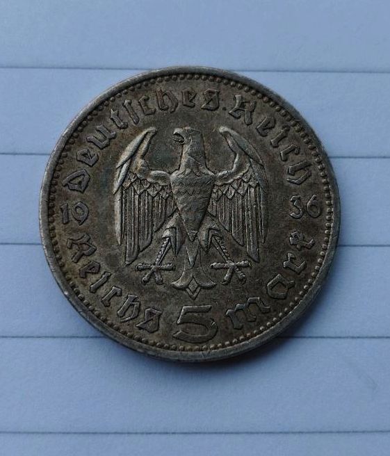 5 Reichsmark 1936 in Steinburg