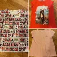 3 TShirts Mädchen Sommer Pferd Micky Mouse Gr 110/116 H&M Regenbo Sachsen - Großharthau-Seeligstadt Vorschau