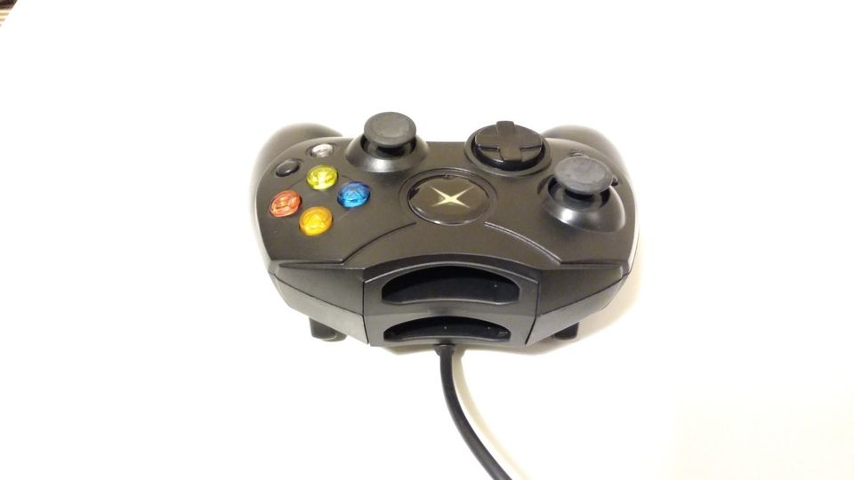 Xbox - Original Controller S #schwarz Microsoft Gamepad ( 3x ) in Lohsa