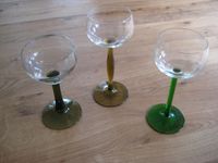 3 Stück alte Gläser Weinglas Rheinweinglas Jugendstil Nordrhein-Westfalen - Reichshof Vorschau