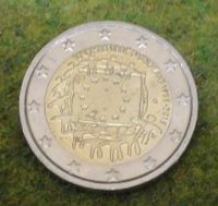 2 Euro Münze Deutschland 30 Jahre Euro Flagge 2015 D,G,J Nordrhein-Westfalen - Löhne Vorschau