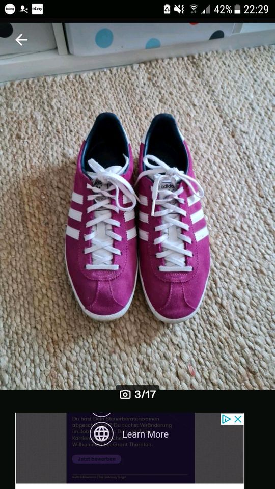 Adidas gazelle pink retro Sneaker 40 in Bonn