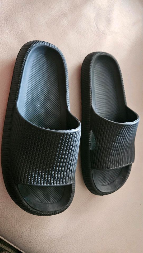 Schlappy Pantolette Flip Flops Schlappen schwarz 41/42 Neuw. in Hamm