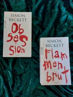 Simon Beckett 2 Bücher Thriller Osession und Flammenbrut Dresden - Äußere Neustadt Vorschau
