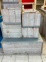 Hocker aus Holz 3er Set(auch einzeln verfügbar) weiß gebeizt Niedersachsen - Braunschweig Vorschau