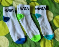 3x weiße neue Socken von NASA, Größe 34-37 Sachsen-Anhalt - Magdeburg Vorschau