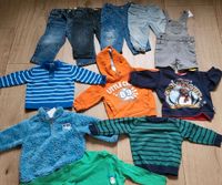 Kleiderpaket Set Jungen Latzhose Pulli Jeans gr 74 Niedersachsen - Wallmoden Vorschau