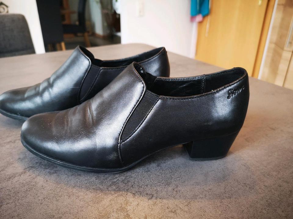 Halbschuhe, Marke Sioux,  Uniform Schuhe Flugbegleiter in Windhagen