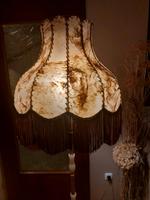 Französische Stehlampe mit Leder Lampenschirm  Vintage Hannover - Mitte Vorschau