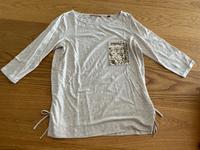 Langarmshirt S.Oliver XS 34 gold Pailetten Hessen - Linden Vorschau