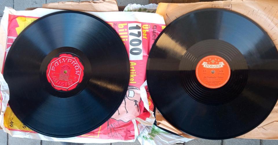 15 alte Schellack-Platten Richard Wagner Schallplatten selten in Tännesberg