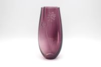 schwere purpurne Glas Vase signiert handgearbeitet Überfang Berlin - Schöneberg Vorschau