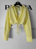 Zara Crop Bluse Tunika butter yellow Niedersachsen - Lüneburg Vorschau