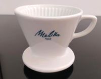 Kaffeefilter Melitta 102  4 Loch  blaue Schrift Vintage Nordrhein-Westfalen - Weeze Vorschau