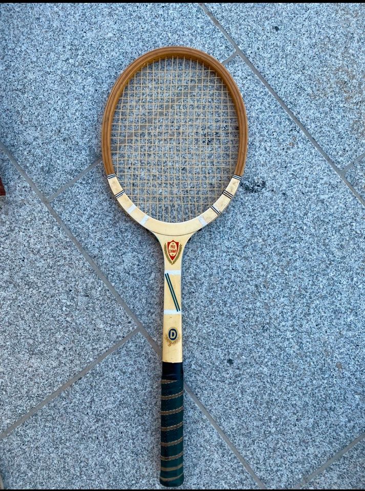 Dunlop Tennisschläger-Set mit Original-Koffer für Sammler in Metten