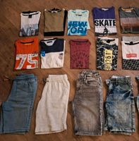 Großes Sommerpaket Gr.146/152 Jungen T-Shirts, kurze Hosen Shorts Nordrhein-Westfalen - Salzkotten Vorschau