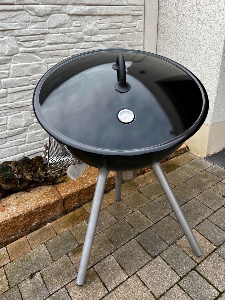 Design Gasgrill EVA SOLO 58 cm in Holzweißig