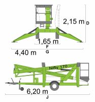 17 Meter Arbeitsbühne,Fahrkorb,Hubsteiger Lift zur Miete Nordrhein-Westfalen - Oberhausen Vorschau