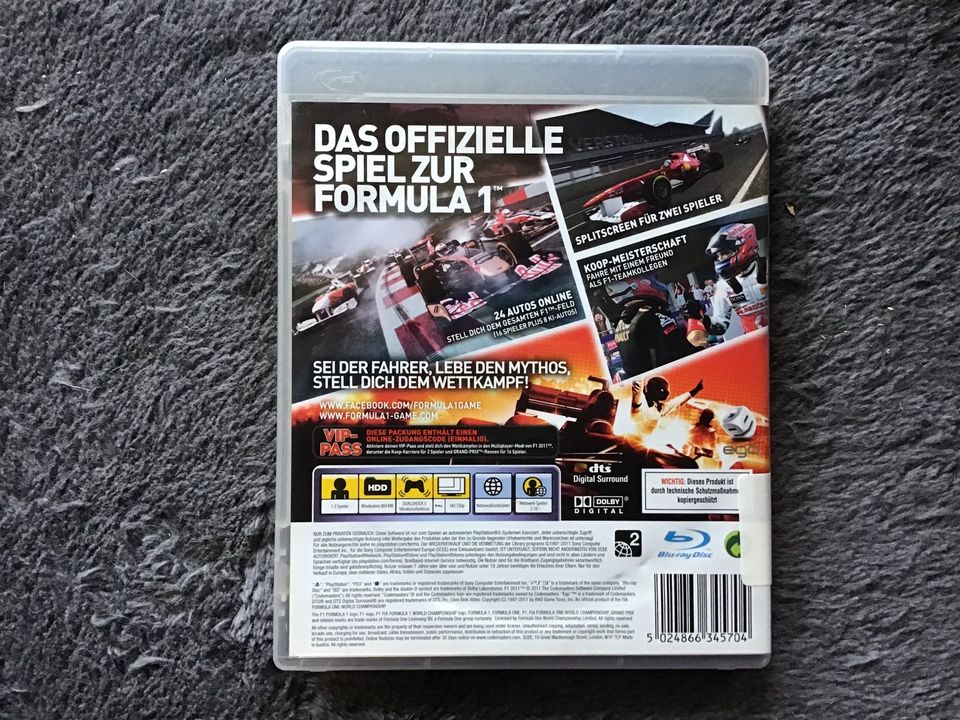 PlayStation 3 Spiel Formel Eins 2011 rar in Essen