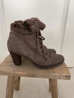 Paul Green Stiefel Gr 38 UK 5 Taupe mit Fell Niedersachsen - Sittensen Vorschau