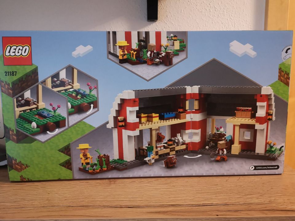 Lego Minecraft 21187 - Die rote Scheune - Neu & OVP in Hutthurm