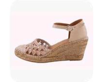 NEU Sandale Espadrilles Gr. 37 rosa Leder Keilabsatz Heine Hansestadt Demmin - Demmin Vorschau