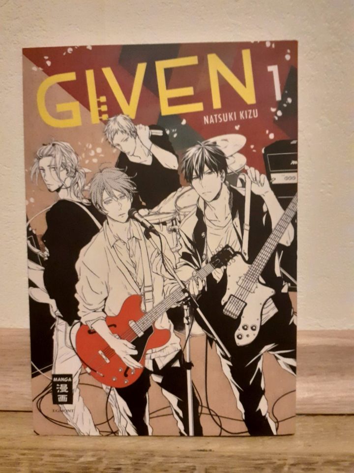 Given Manga Band 1-4 in Biebergemünd