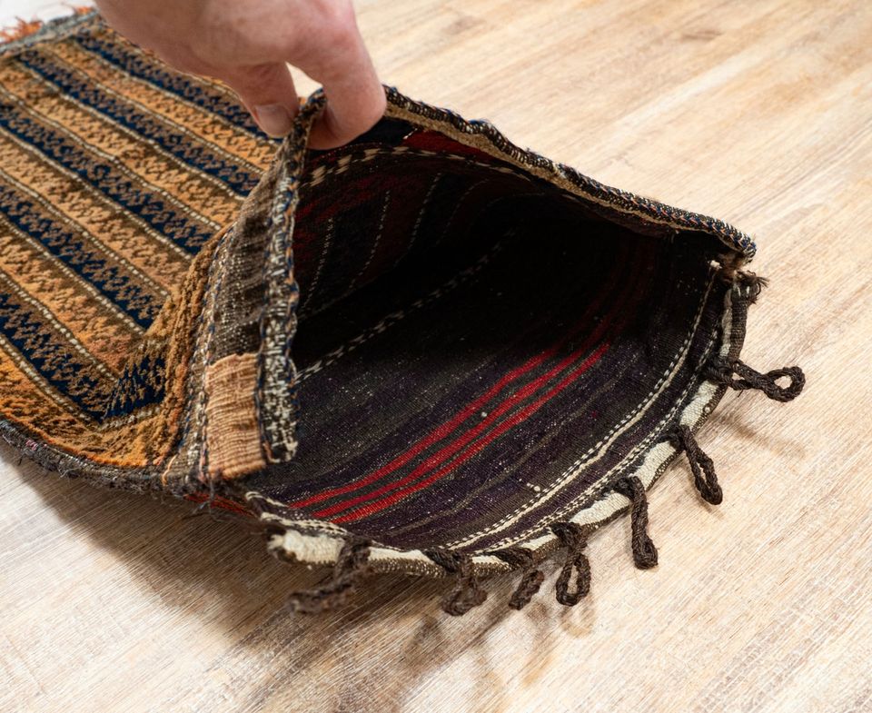 Orient Teppich Sattel Tasche Kelim Antik · Größe 98 cm x 43 cm in Wirschweiler