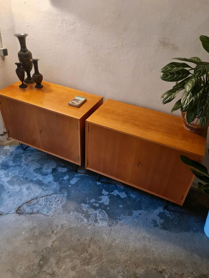 Vintage Schrank, retro Kommode, mid century lowboard, DDR, Sidebo in Dresden