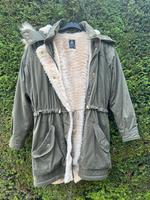 Parka Mantel oliv khaki Plüsch XS Winterjacke cozy Hessen - Hünfelden Vorschau
